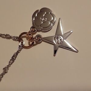 Chanel Silver Star & Rose Charms